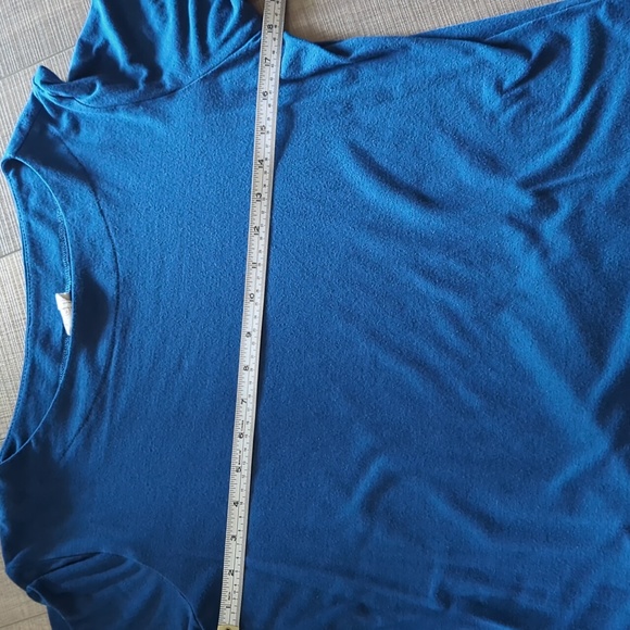 Buttercream Clothing 3/4 length sleeve boat neck tee royal blue small - Picture 5 of 7